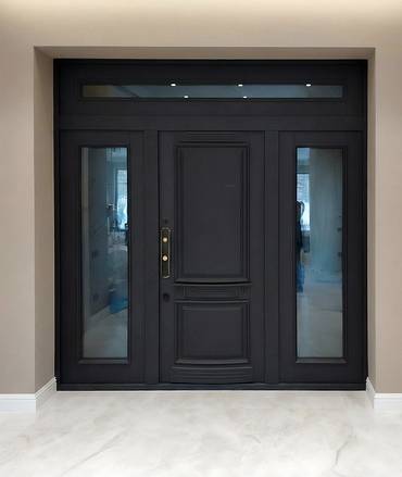 Входная группа с остеклением